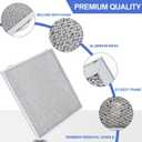 S99010430-002 Aluminum Range Hood Filter 2 Pack, 15-3/4" x 13-7/8" x 3/8"