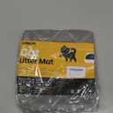 Cat Litter Mat Litter Trapping Mat, 24" x 17" Premium Durable PVC Grid Mesh with Scatter Control, Non-slip, Less Waste Cat Litter Box Mat, Grey 2 Pack