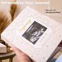 Pregnancy Journal & Memory Book for First-Time Moms | Personalized Cover, 12 Monthly Calendars, Weekly Pregnancy Tracker, Milestone Pages, Keepsake Pocket, Giftable Keepsake
