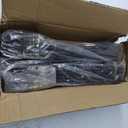 Rebar Stakes 16 inch, Heavy Duty J Hook Ground Stakes, 5/16 inch Curved Steel Tent Stakes Anti Rust Ground Anchors for Chain Link Wire Fencing, Pack of 40, Black