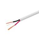 Monoprice Speaker Wire - CL3 in-Wall Rated, 2-Conductor, Color Coded, 16AWG, 250 Feet, White