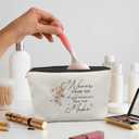 Thank You Gifts Makeup Bag, Never Forget the Difference You Make Cosmetic Bags for Women, Appreciation Farewell Gifts for Coworkers Makeup Zipper Pouch