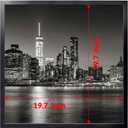 Annecy 20x20 Picture Frame Black1 Pack, 20 x 20 Picture Frame for Wall Decoration, Classic Black Minimalist Style Suitable for Decorating Houses, Offices, Hotels