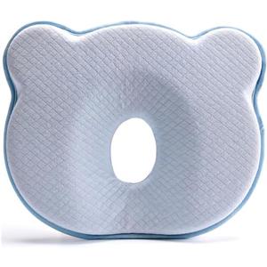 LSRONLYC Memory Foam Soft and Cozy Pillow(Blue64) Head Neck Support Pillow for Car Seat Breathable Bedding Set
