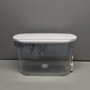 PUR 30-Cup Countertop Water Filter Dispenser, 1 Genuine PUR Filter, 2-in-1 Powerful Filtration, Lasts 2 Months or 40 Gallons, Dishwasher Safe, White/Blue (DS1800Z)