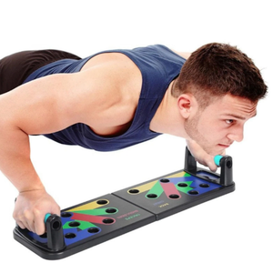 Push Up Board 9 in 1 Home Workout Equipment Multi-Functional Pushup Bar System Fitness Floor Chest Muscle Exercise Professional Equipment Burn Fat Strength Training Arm