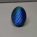 TBOLINE 12" 3D Printed Dragon Egg, Cool 3D Printer Articulated Crystal Dragon Toys for Kids, Surprise Animals Figurines Fidget Dinosaur Eggs Toys for Boys Kids Teen 5-7 4-6 8-12 (Laser Green)