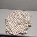 LifeTree Muslin Changing Pad Cover for Baby Girls Boys, 70% Viscose from Bamboo and 30% Cotton, 16"x32" Diaper Change Table Pad Covers, Soft Changing Pad Sheets, SmallCheckered Pattern