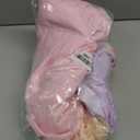 Renaiss 7.2x7.2ft Colorful Unicorn Round Backdrop Covers for Photoshoot Kids Girl Portrait Golden Stars Rainbow Circle Photography Background Happy Birthday Party Decors Photo Booth Props Yard Sign