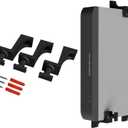 Adjustable Brackets Wall Bracket for DVR NVR Router Switch Mini PC Console Freeview Cable Box Wall Mount Modem - Universal Hideit Wall & Under Desk Mount for Devices 1.18-2 inches Thick Made in UK