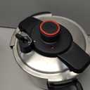 T-fal P45007 Clipso Stainless Steel Dishwasher Safe PTFE PFOA and Cadmium Free 12-PSI Pressure Cooker Cookware, 6.3-Quart, Silver