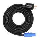 Toronce Profeesional Hand-Built 14 AWG Male NEMA5-15P to SACFCA PowerCon Cable (10Feet)