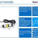 532nm Green Laser Line Module Generator Projector for Halloween Laser Swamp Pond Portal Haunted house Sawmill Woodworks Alignment 5mW