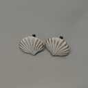 WINOMO Knobs and Pulls 2Pcs Seashell Knobs Nautical Door Handle, Ocean Cabinet Drawer Cupboard Pull for Kitchen Furniture Cabinet Wardrobe Cupboard Ceramic Cabinet Knobs