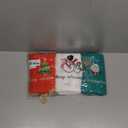 FreeCon Christmas Hand Towels 3 Pack, Cotton Dish Washcloth for Kitchen, Soft & Embroidered Bath Towel for Bathroom Super Absorbent, Cute Holiday Decoration Set for Home (13"29") (Large)