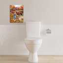 Tijuboni Farmhouse Fall Wall Art Pumpkin Patch Scarecrow Harvest Pictures Decor Autumn Barn Truck Canvas Prints Painting Artwork Home Thanksgiving Gift for Kitchen Bathroom Living Room 12"x16"