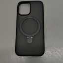 TORRAS Ostand Magnetic for iPhone 17 Case, Fit for MagSafe, 4X Military Drop Protection, Camera Control, Slim Phone Case for iPhone 17 with Kickstand, Soft Edge, Translucent Matte Cover 6.3", Black