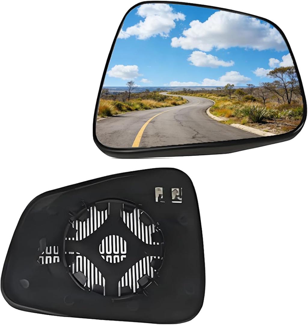Passenger Side Mirror Replacement Glass for Buick Encore 2013-2016 Chevrolet Trax 2015-2020,Automotive Exterior Heated Right Side View Mirror Glass for Buick Encore & Chevrolet Trax(SKOUIO 01-S)