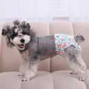 CuteBone Dog Diapers Female Washable Small Medium Large 3 Pack Reusable Doggie Diapers Puppy Period Pants for Doggy Heat Cycle Peeing D14M