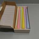 10 Inch Cream Spiral Taper Candles for Home Decoration, 12 Pack Candy-Color Candlesticks for Dinner Party Wedding Holiday
