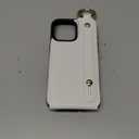 Folosu for iPhone 16 Pro Max Wallet Case with Card Holder, Hand Wrist Strap Loop Holder Kickstand, RFID Blocking Finger Grip Ring PU Leather Double Buttons Shockproof Cover 6.9" White