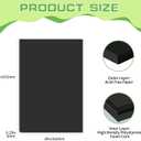 4 Pack Foam Board 24"x36", 0.23 Inch Thickness Poster Board, Double-Sided Acid-Free Foam Core Board, Large Lightweight Polystyrene Board for Painting, Display, Craft & School Projects, Black