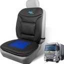 Sojoy Truck Seat Cushion with Firm Lumbar Support,Gel Seat Pad with Upper Lower Back Support Pillow for Office,Car,Truck, Pain Relief Coccyx Seat Cushion