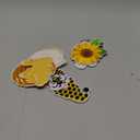 Hotop 48 Pcs Bee Iron on Patches Honeybee Patch Backpacking Sew on Embroidered for Jeans Jackets Clothes Backpack Cap DIY Crafts Sew Making