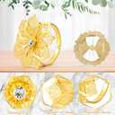 Dandat 100 Pcs Charger Plate Bulk 13'' Floral Reef Plates with Napkin Ring Plastic Dinner Charger Hollow Out Flower Napkin Holder Plastic Plate for Table Setting Wedding Party (Champagne Gold)