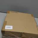 Qcyuui LED Flush Mount Ceiling Light, 11.81in 20W Modern Ceiling Light with Clear Bubble Acrylic,Square LED Ceiling Lamp for Kitchen Hallway Closet Living Room Bedroom, Black, 3000K Dimmable