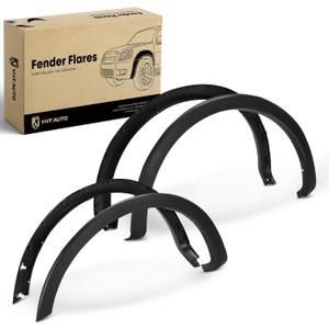YHTAUTO OE Factory Style Fender Flares Compatible with Ford F-150 2009-2014 67" / 78.8" / 97.4" Fleetside Bed, Not Fit Raptor & Platinum Models, Matte Black Wheel Flare Cover Protector, Set of 4