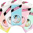 SALUX Bath Towel Pink Yellow Peach Blue White Purple Green Count 7 Pack