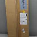 Amazon Basics Adjustable Double Rod Rolling Garment Rack, Hanging Clothes Closet Organizer with Wheels, Heavy Duty, 36" x 14" x 72", Black