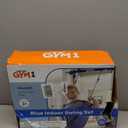 Gym1 6-Piece Doorway Gym Indoor Playground - 6-Piece, Blue - Indoor Playset with Sensory Swing, Pull-Up Bar & Rings, Trapeze, Ladder & Knotted Rope