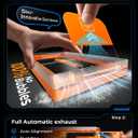 MRGLAS TOP 9H+ Glass 2+2 Packs for iPhone 17 Pro Screen Protector with Camera Lens Protector [Zero Bubble, Auto-Dust Removal] [10X Military Protection] 17 Pro 6.3'' Tempered Glass Full Edge Coverage