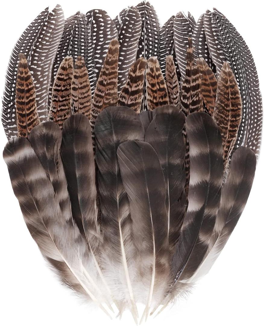 obmwang 30 Pcs 15-22cm Natural Pheasant Feathers 3 Style Mixed Natural Feathers for DIY Craft Wedding Home Party Decorations