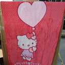 Kala Kurti Collection Cartoon Hallo Kitty & Doraemon Baby Blanket Sherpa Blankets Throw Plush Flannel Kids Fleece Blanket Throw on The Bed/Sofa/Car/Travel Size 100 * 140cm (Pink)