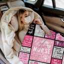 Nurse Gifts for Women Throw Blanket Nurses Practitioner Best Nurses Ever Nurse Appreciation Ideas Nurse's Day Gifts for Nurse Graduation Christmas 50"X40"