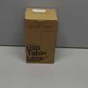 Yarra-Decor Bedside Lamp with USB Port - Touch Control Table Lamp for Bedroom 3 Way Dimmable Nightstand Lamp with Round Black Fabric Shade for Living Room, Dorm, Home Office (LED Bulb Included)