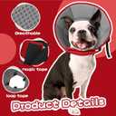 Dog Cone for Large Dogs After Surgery, Soft Dog Cone Collar for Dogs to Stop Licking, Adjustable Comfy E-Collar Alternative Lightweight Post-Surgery Recovery Elizabethan Collar for Pet