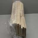 DIMJ Storage Bins with Lids - 6 Pack Large Fabric Closet Organizer with Window & Handles, Collapsible Decorative Storage Boxes for Shelves Under Bed, Books Clothes Blankets Sweaters Organization (Beige)