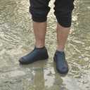 Shoe Covers Waterproof Reusable Foldable Not-Slip Rain Shoe Covers with Zipper,Shoe Protectors Overshoes Rain Galoshes for Kids Men and Women