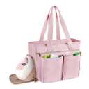 Fasrom Breast Pump Bag Compatible with Spectra S1 S2, Pumping Bag for Work, Portable Breast Pump Storage Travel Tote Bag, Pink