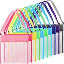 Frienda 15 Pack Mesh Beach Tote Bag, Seashell Bags, Bag Toys Organizer for Holding Beach Children' Toys Market Picnic(Classic Style)