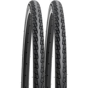 YUNSCM 2-PCS 24x1 3/8 (37-540) Wheelchair Tires Compatible with 24 x 1 3/8 24x1 3-8 Road Bike Bicycle Tires (Y-1286)