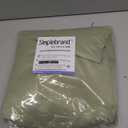 Simplebrand Ava Sage Green Blackout Curtains for Bedroom 90 Inches Long 2 Panels Set, Solid Privacy Energy Saving Living Room Window Treatment Curtains Blackout Drapes, W40 x L90 Inch, Sage Green