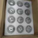 Sputnik Chandeliers Modern Crystal Pendant Lighting Gold Chandelier 12 Lights Mid Century Ceiling Light Fixtures for Dining Room Kitchen Island Living Room Bedroom Bar (Brass)