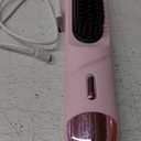 Go Brush Pro 2025 Hair Straightener Brush 300 Million Negative Ionic Portable Hair Straightener Comb for Women with 4 Temps Fast Heating MCH Ceramic Coating Smooth Frizz - Free Hair