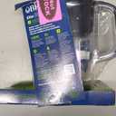 Brita Water Filter Space Saver Pitcher for Tap and Drinking Water with 1 Elite Filter, Black