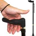 RMS Orthopedic Walking Cane - Offset Cane to Fit Individual's Palm Naturally - Ideal for Anyone with Arthritis or Carpal Tunnel Syndrome (Choose Left Hand or Right Hand)